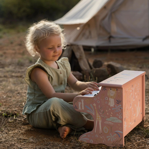 Pianoforte in legno rosa – Safari Friends