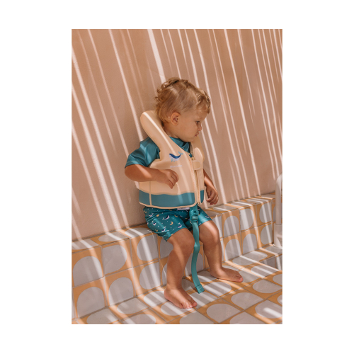 Costume Shorts - Teal Whale
