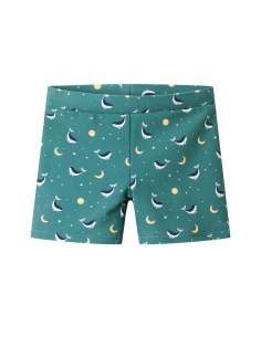 Costume Shorts - Teal Whale