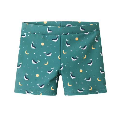 Costume Shorts - Teal Whale