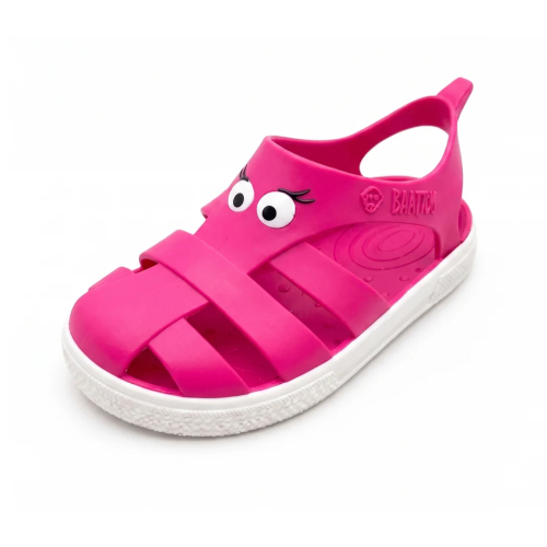 Sandali mare di gomma Sunny Bioty Fucsia Barbie/White