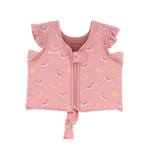 Giacca Galleggiante Apprendimento Pink Whale 2-3 anni