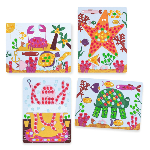 SET CREATIVO PITTURA A DITA - POIS E PESCI
