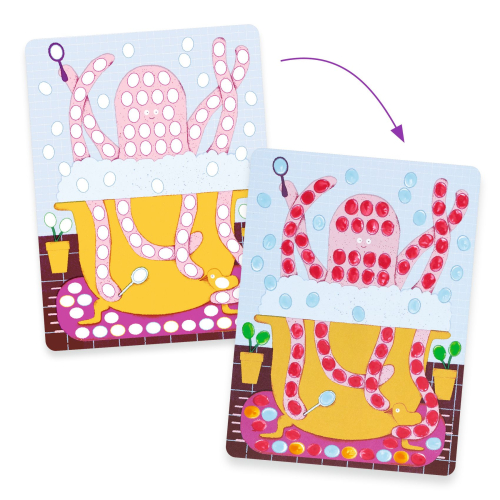 SET CREATIVO PITTURA A DITA - POIS E PESCI
