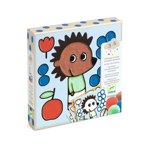 Set per Colorare con pasta modellabile ad asciugatura all’aria – Monelli del giardino