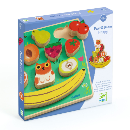 Puzzles in legno e gioco Equilibrio - Puzz & Boom Happy