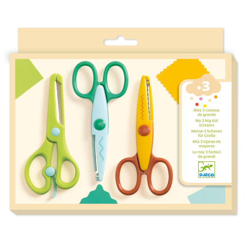 Set 3 forbici creative per bambini