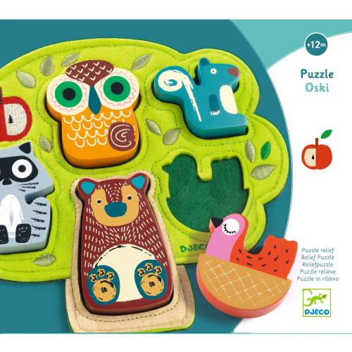 Puzzle in legno a incastro - Oski