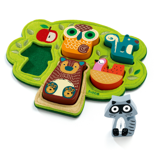 Puzzle in legno a incastro - Oski