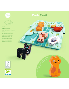 Puzzle in legno a incastro - Mouky 2