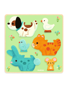 Puzzle in legno con personaggi - Puzz & Play Friends