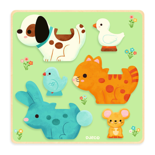 Puzzle in legno con personaggi - Puzz & Play Friends