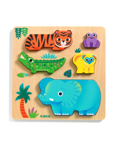 Puzzle in legno - Animali selvatici WoodyWild