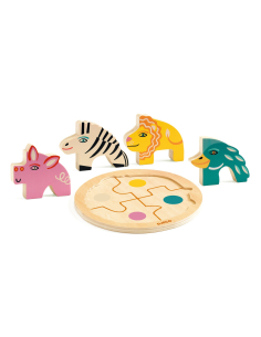 copia di Puzzle rotondo in legno - Leone Rondo Leo 2