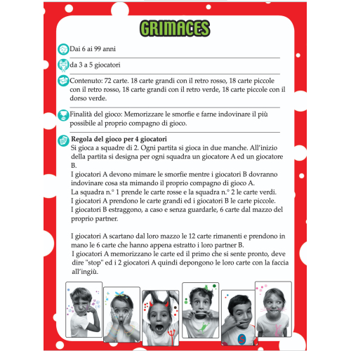 Carte da gioco - Grimaces