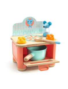 Cucina giocattolo in legno - Gattino