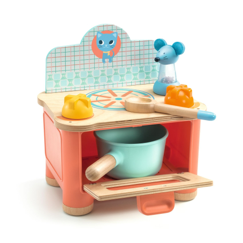 Cucina giocattolo in legno - Gattino