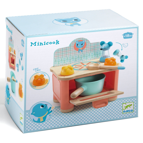Cucina giocattolo in legno - Gattino