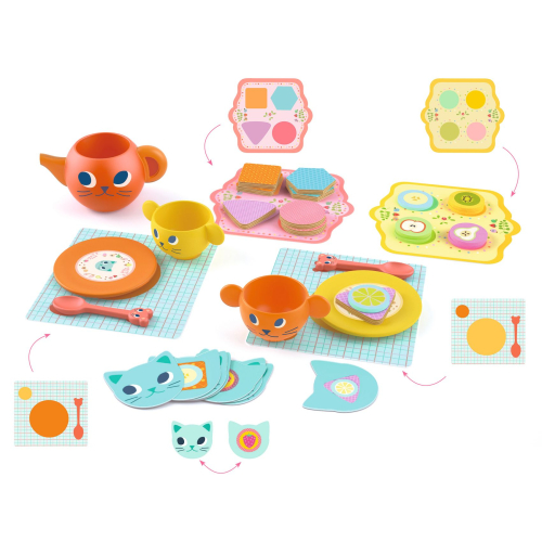 Set cucina in legno - Gatti golosi