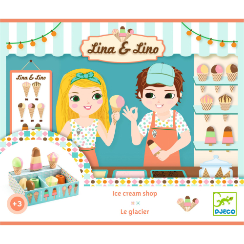 Gelateria giocattolo in legno - Lina & Lino