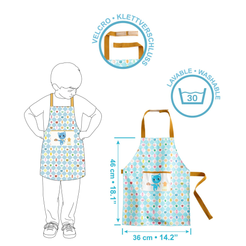 Grembiule da cucina per bambini - Gattini