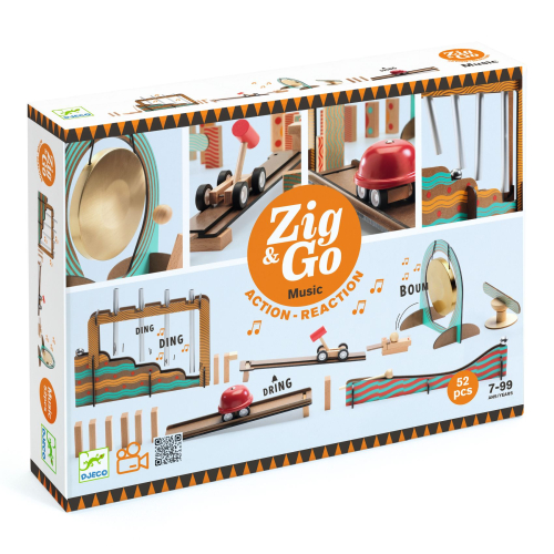 Pista a reazione a catena Zig & Go Music - 52 pezzi