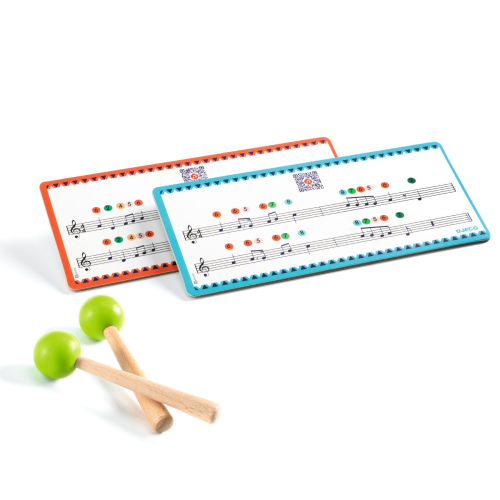 TAMBURO - Metal Drum - Strumento a percussione in metallo per bambini - Rosso
