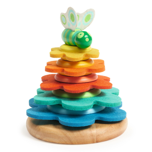 Gioco impilabile in legno - Butterflower