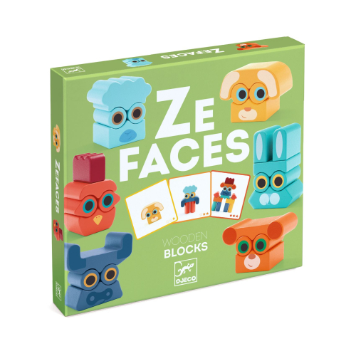 Gioco di costruzione con volti - Ze Faces