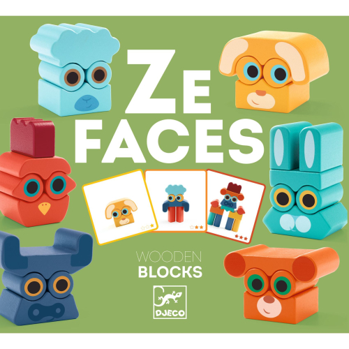 Gioco di costruzione con volti - Ze Faces