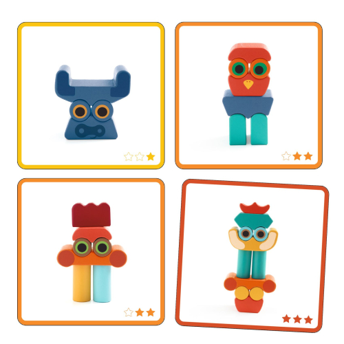 Gioco di costruzione con volti - Ze Faces