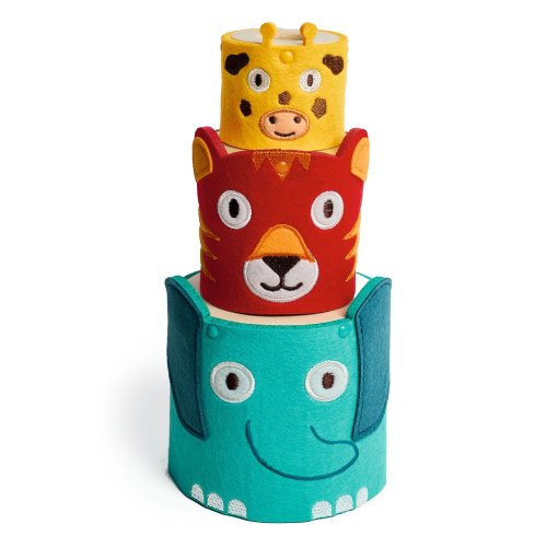 Totem impilabile morbido e in legno - SoftiTotem