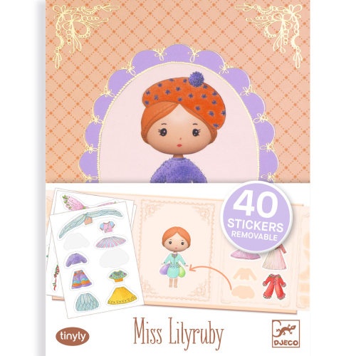 Adesivi riposizionabili Tinyly - Miss Lilyruby