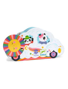 Puzzle 16 pezzi - Auto nuvola
