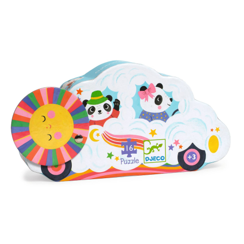 Puzzle 16 pezzi - Auto nuvola