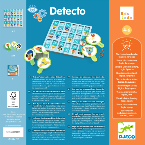 Gioco di osservazione Eduludo - Detecto