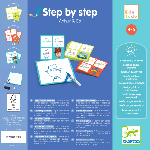 Step by step - Impara a disegnare gli animali Arthur & Co