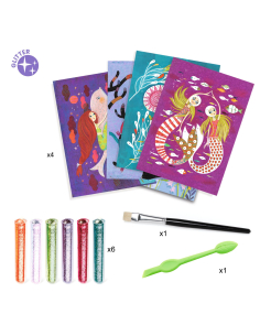 Quadri con glitter - La luce delle sirene 2