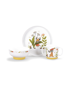 Set pappa in porcellana Trois Petits Lapins