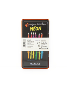 12 matite colorate neon Les Schmouks 2
