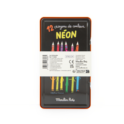 12 matite colorate neon Les Schmouks