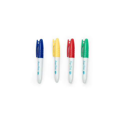 Mini tappetino da colorare in silicone con 4 pennarelli