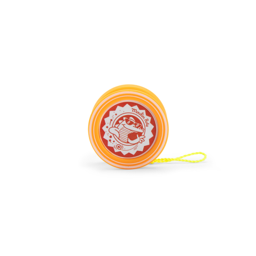 Yo-yo in silicone arancione