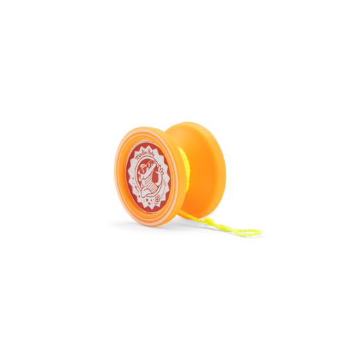 Yo-yo in silicone arancione