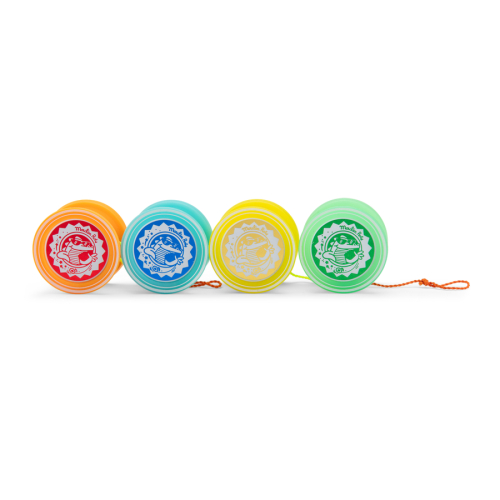 Yo-yo in silicone blu