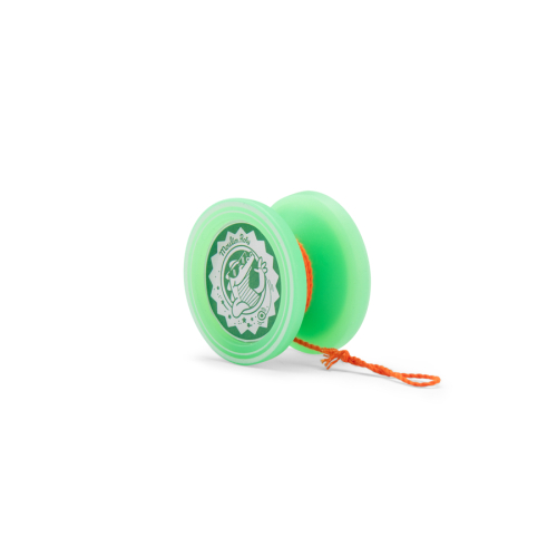 Yo-yo in silicone verde