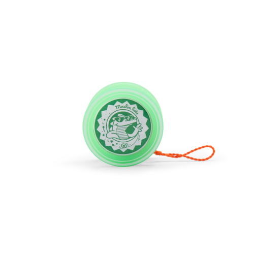Yo-yo in silicone verde