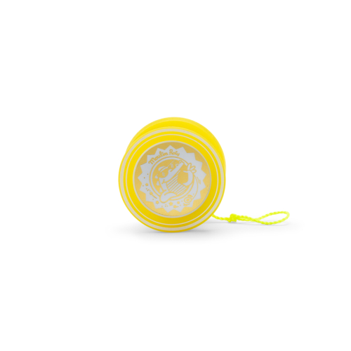 Yo-yo in silicone giallo