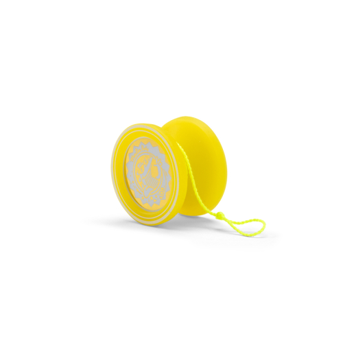 Yo-yo in silicone giallo