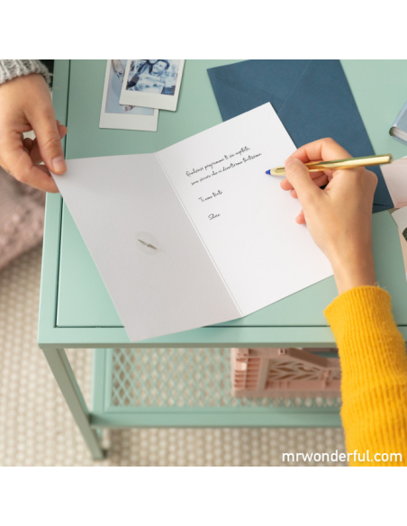 Biglietto con roulette per scegliere cosa fare